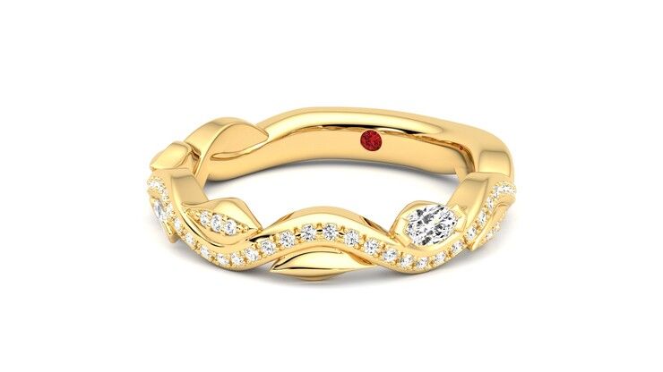 Taylor & Hart Lapelis Wedding Ring 360 degree image 26