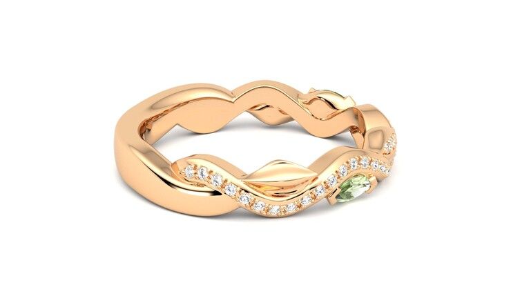 Taylor & Hart Lapelis Wedding Ring 360 degree image 10