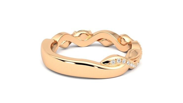 Taylor & Hart Lapelis Wedding Ring 360 degree image 13