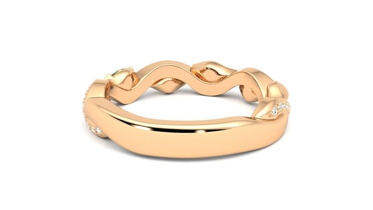 Taylor & Hart Lapelis Wedding Ring 360 degree image 15
