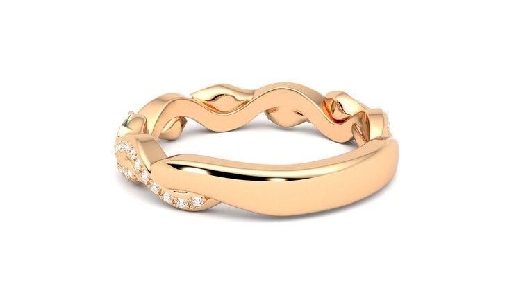 Taylor & Hart Lapelis Wedding Ring 360 degree image 17