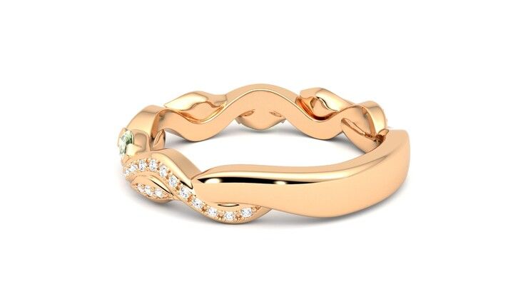 Taylor & Hart Lapelis Wedding Ring 360 degree image 18