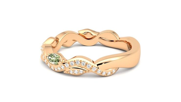 Taylor & Hart Lapelis Wedding Ring 360 degree image 20