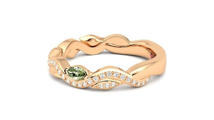 Taylor & Hart Lapelis Wedding Ring 360 degree image 21