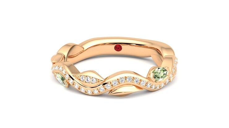Taylor & Hart Lapelis Wedding Ring 360 degree image 28