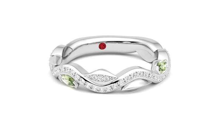 Taylor & Hart Lapelis Wedding Ring 360 degree image 3