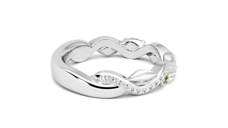 Taylor & Hart Lapelis Wedding Ring 360 degree image 11