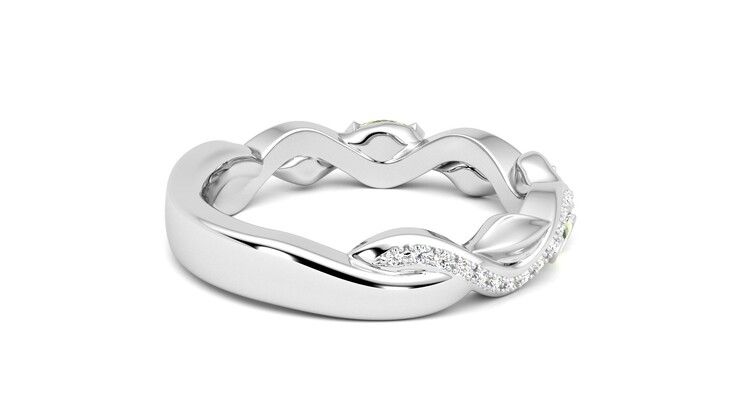 Taylor & Hart Lapelis Wedding Ring 360 degree image 12