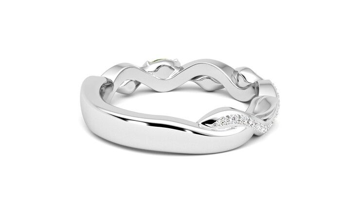 Taylor & Hart Lapelis Wedding Ring 360 degree image 13