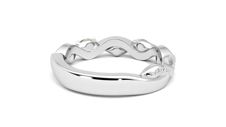 Taylor & Hart Lapelis Wedding Ring 360 degree image 14