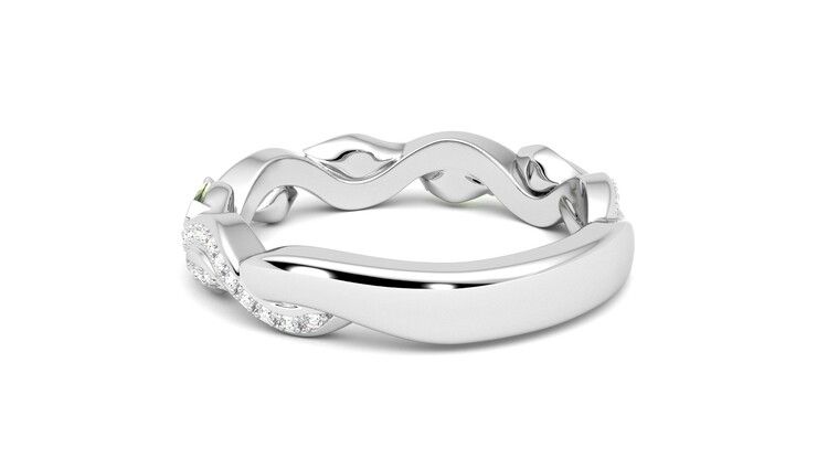 Taylor & Hart Lapelis Wedding Ring 360 degree image 17