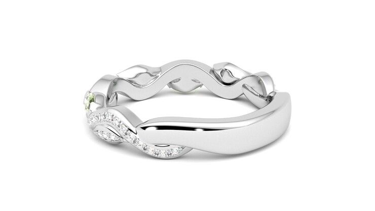 Taylor & Hart Lapelis Wedding Ring 360 degree image 18