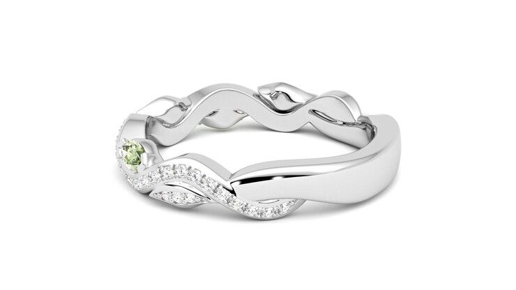 Taylor & Hart Lapelis Wedding Ring 360 degree image 19