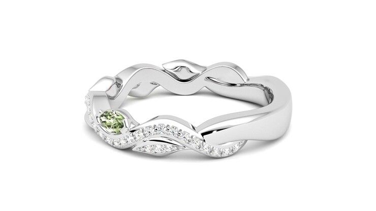 Taylor & Hart Lapelis Wedding Ring 360 degree image 20