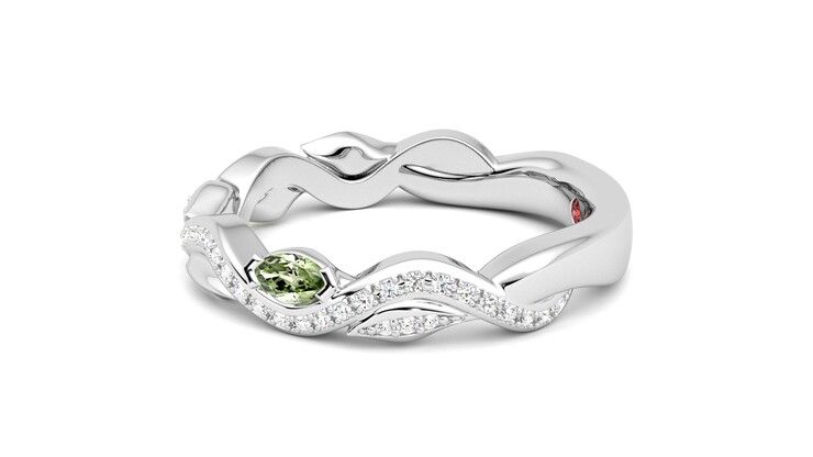 Taylor & Hart Lapelis Wedding Ring 360 degree image 21