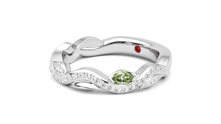 Taylor & Hart Lapelis Wedding Ring 360 degree image 24