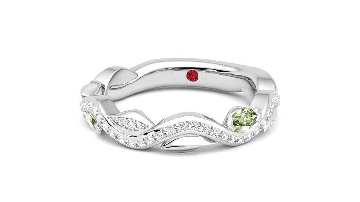 Taylor & Hart Lapelis Wedding Ring 360 degree image 27