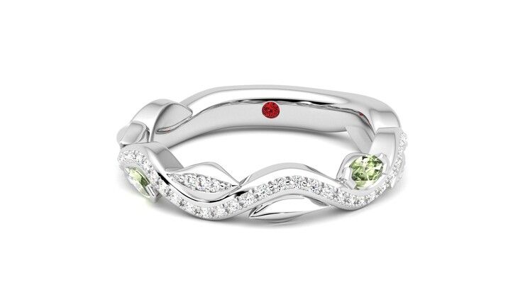 Taylor & Hart Lapelis Wedding Ring 360 degree image 28