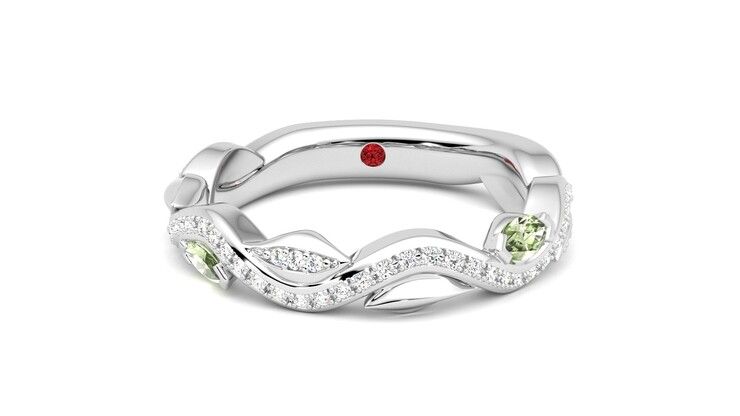 Taylor & Hart Lapelis Wedding Ring 360 degree image 29