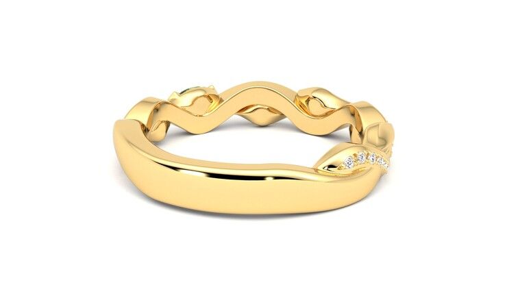 Taylor & Hart Lapelis Wedding Ring 360 degree image 14