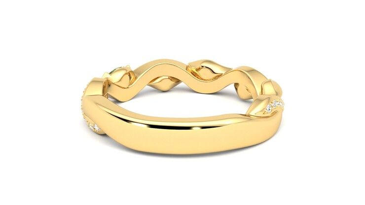 Taylor & Hart Lapelis Wedding Ring 360 degree image 15