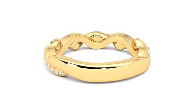 Taylor & Hart Lapelis Wedding Ring 360 degree image 16
