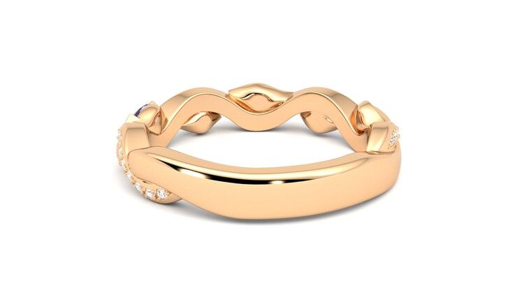 Taylor & Hart Lapelis Wedding Ring 360 degree image 16
