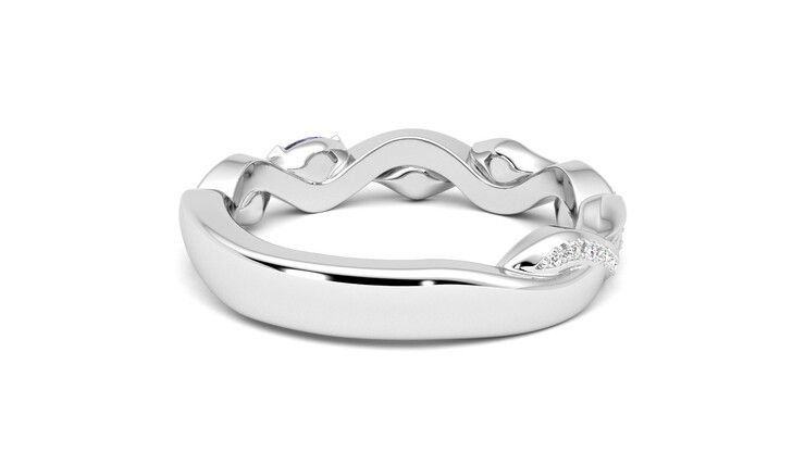 Taylor & Hart Lapelis Wedding Ring 360 degree image 14