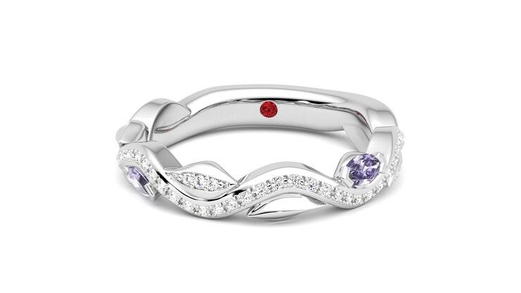 Taylor & Hart Lapelis Wedding Ring 360 degree image 28