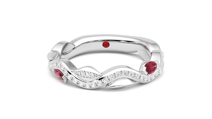 Taylor & Hart Lapelis Wedding Ring 360 degree image 0