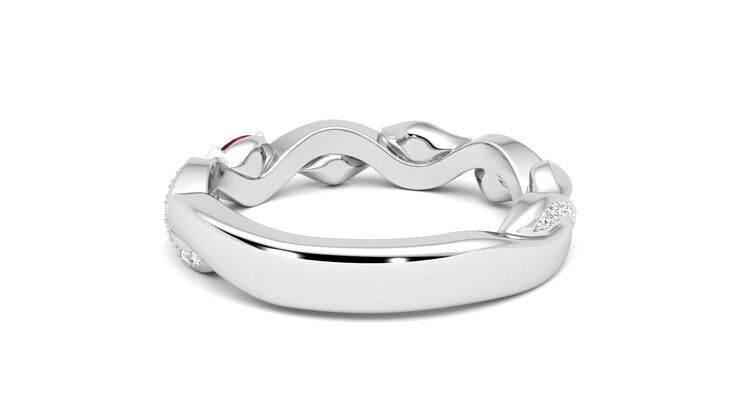 Taylor & Hart Lapelis Wedding Ring 360 degree image 15