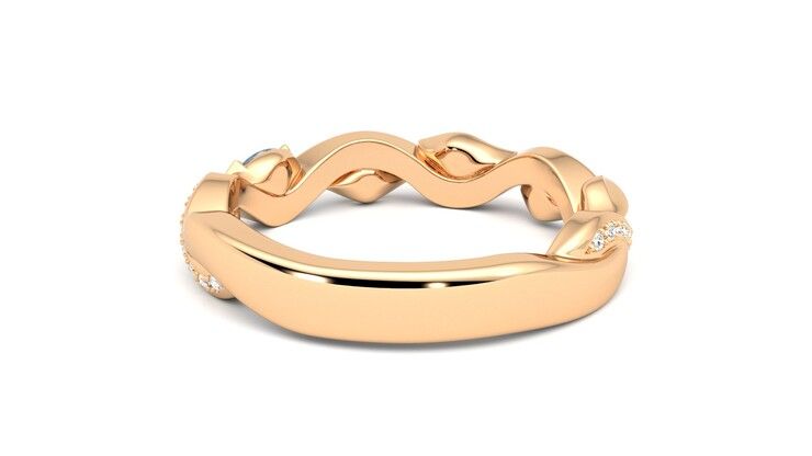Taylor & Hart Lapelis Wedding Ring 360 degree image 15