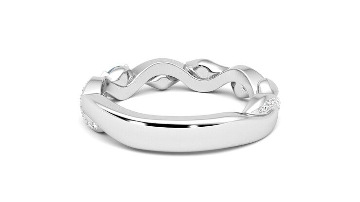 Taylor & Hart Lapelis Wedding Ring 360 degree image 15