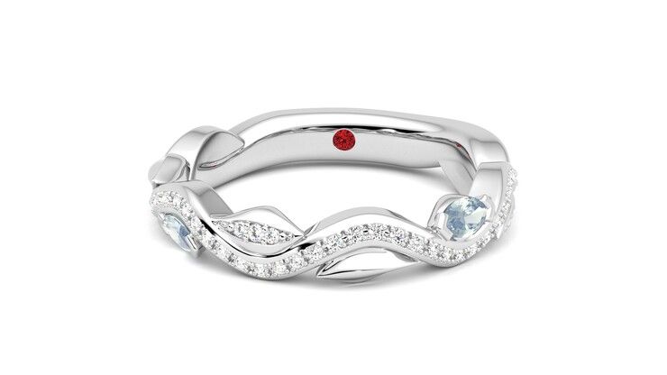 Taylor & Hart Lapelis Wedding Ring 360 degree image 28