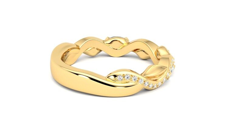 Taylor & Hart Lapelis Wedding Ring 360 degree image 12