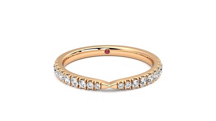 Taylor & Hart Larkspur Wedding Ring 360 degree image 1