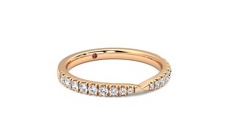 Taylor & Hart Larkspur Wedding Ring 360 degree image 5