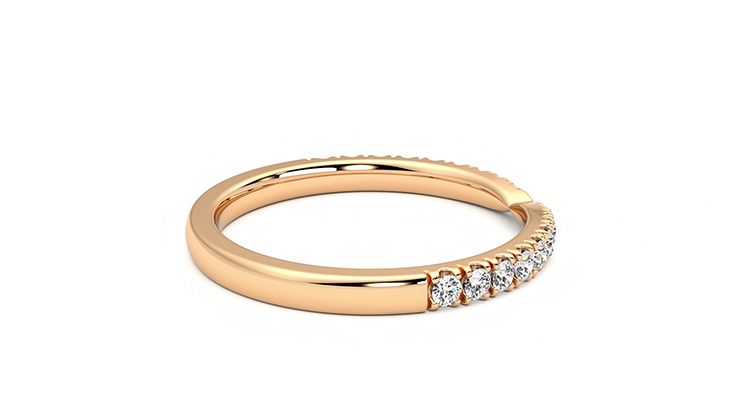 Taylor & Hart Larkspur Wedding Ring 360 degree image 11