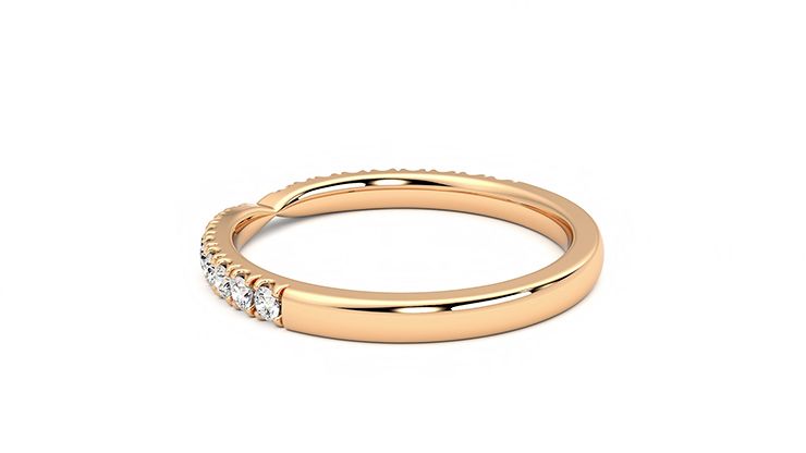 Taylor & Hart Larkspur Wedding Ring 360 degree image 18