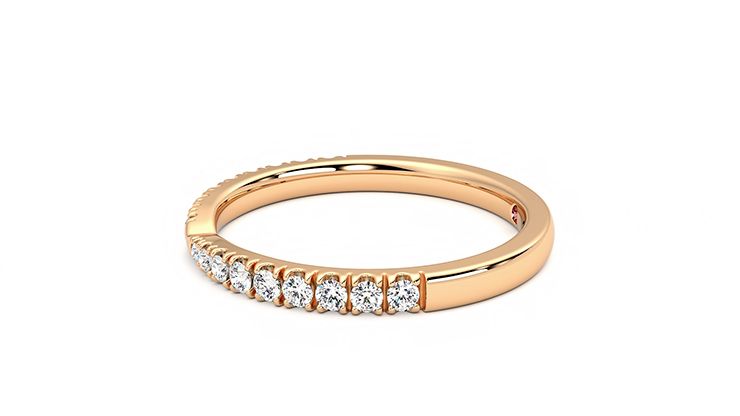 Taylor & Hart Larkspur Wedding Ring 360 degree image 21