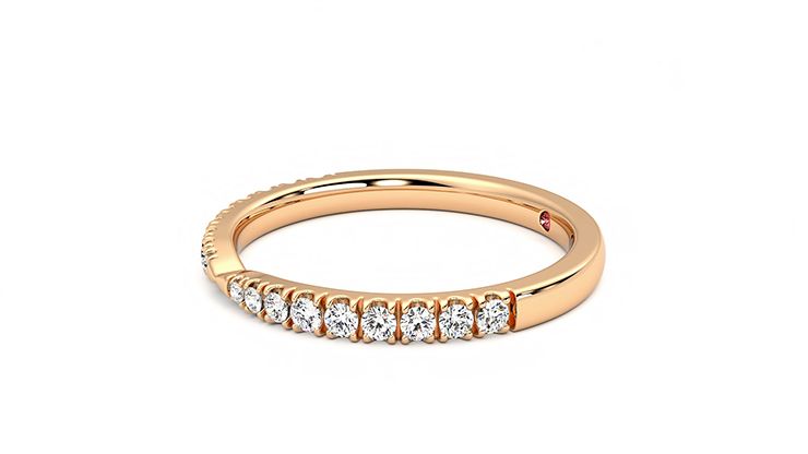 Taylor & Hart Larkspur Wedding Ring 360 degree image 22