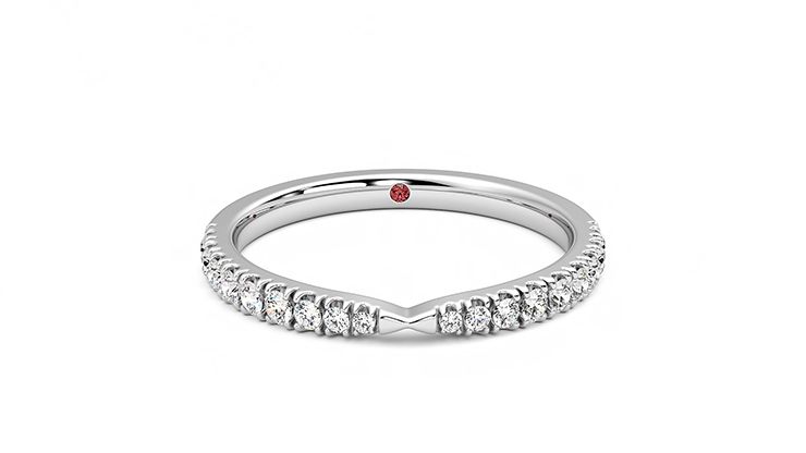 Taylor & Hart Larkspur Wedding Ring 360 degree image 1