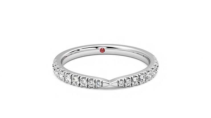 Taylor & Hart Larkspur Wedding Ring 360 degree image 2