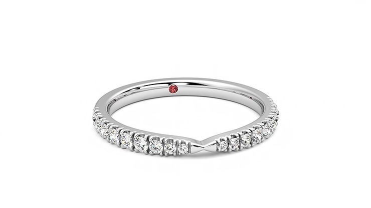 Taylor & Hart Larkspur Wedding Ring 360 degree image 3