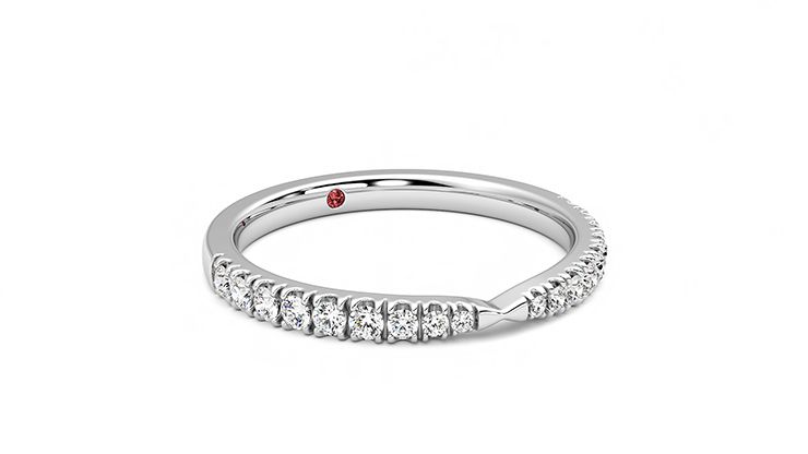 Taylor & Hart Larkspur Wedding Ring 360 degree image 5