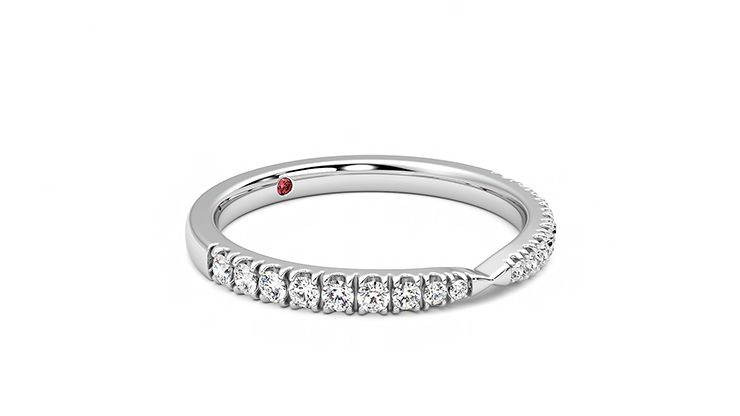 Taylor & Hart Larkspur Wedding Ring 360 degree image 6