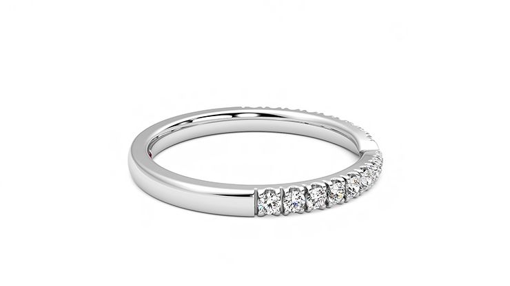 Taylor & Hart Larkspur Wedding Ring 360 degree image 10