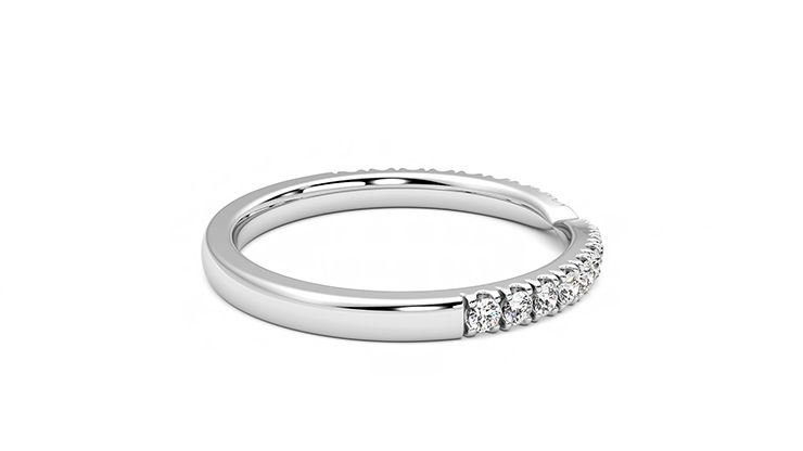 Taylor & Hart Larkspur Wedding Ring 360 degree image 11
