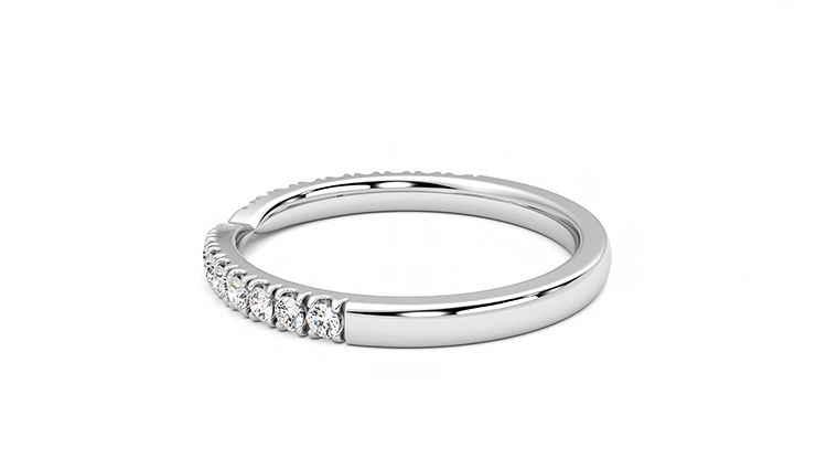 Taylor & Hart Larkspur Wedding Ring 360 degree image 19