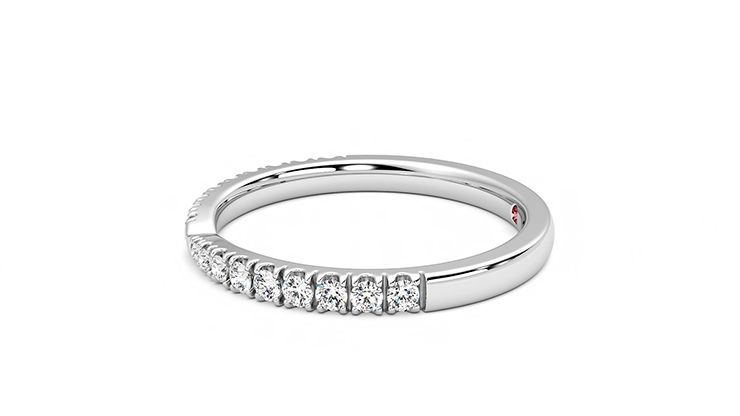 Taylor & Hart Larkspur Wedding Ring 360 degree image 21
